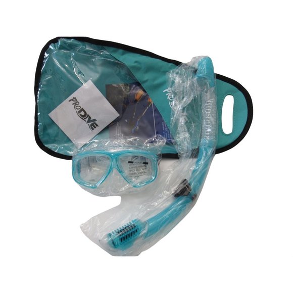 PRODIVE DRY TOP SNORKEL MASK  SET WITH TEMPERED GLASS - Picture 8 of 13